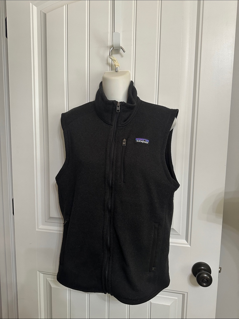 Patagonia Sweater Fleece Vest Black Small Men’s